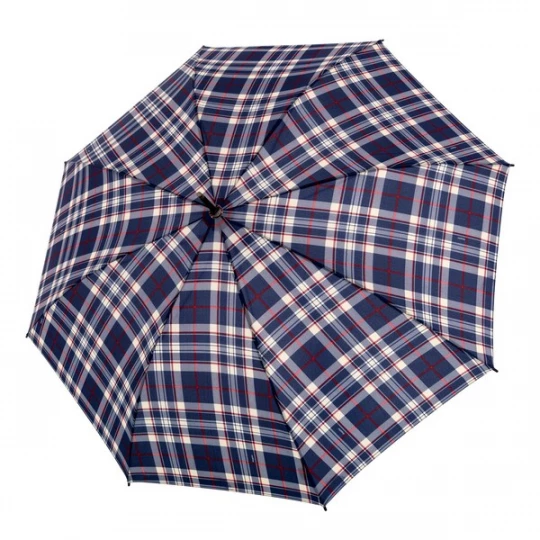Foto van product Doppler Paraplu 'Stockholm ' beige / blauw / bloedrood