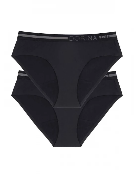 Foto van product Dorina Slip donkergrijs / zwart