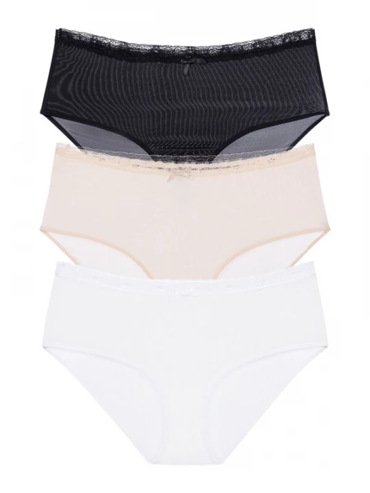 Foto van product Dorina Slip lichtbeige / zwart / wit