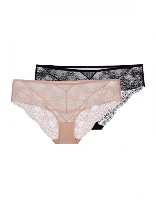 Foto van product Dorina Slip pastelroze / zwart