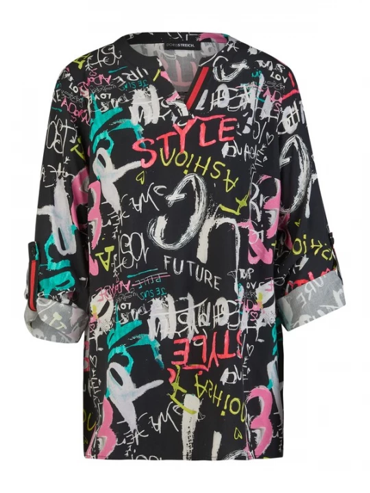Foto van product Doris Streich Blouse gemengde kleuren