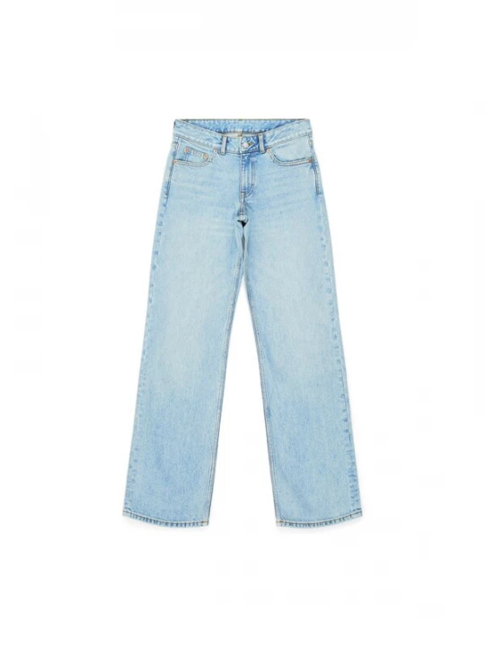 Foto van product Dr. Denim Jeans 'Addy Mid Straight' lichtblauw