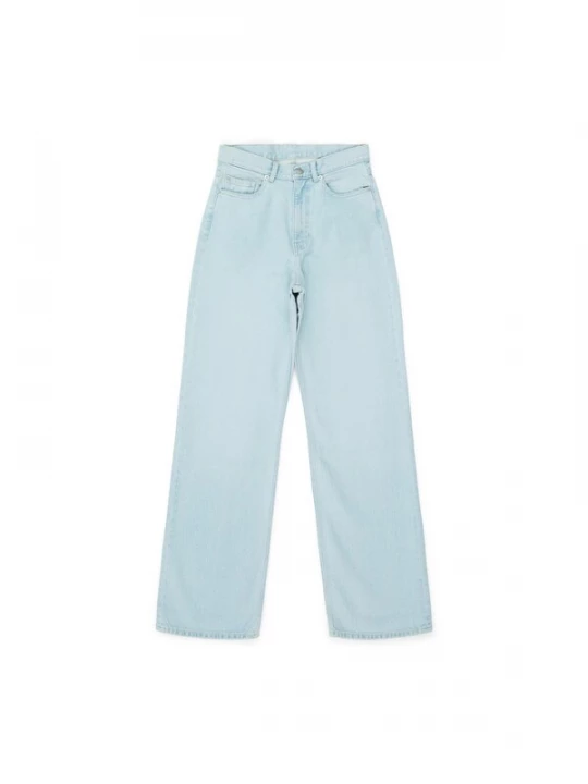 Foto van product Dr. Denim Jeans 'Echo High Straight' pastelblauw