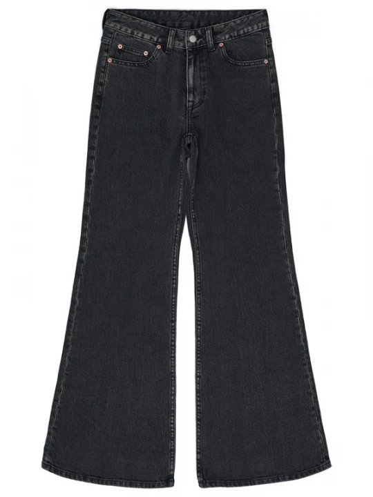 Foto van product Dr. Denim Jeans 'Elba Mid Bootcut' zwart gemêleerd