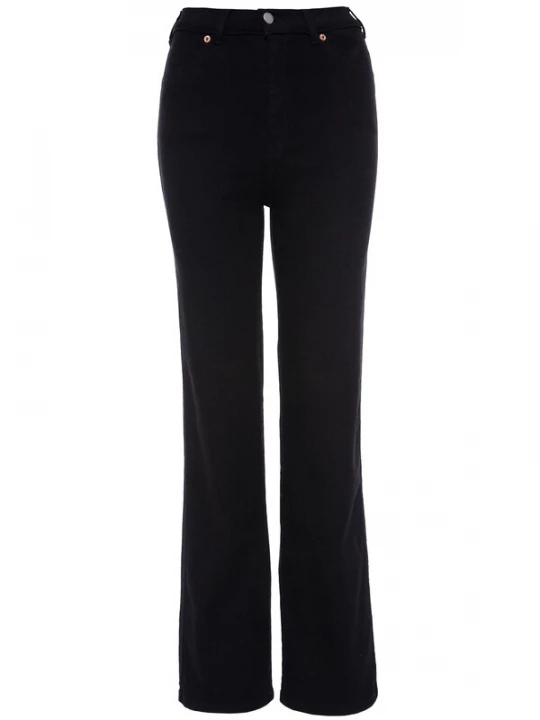 Foto van product Dr. Denim Jeans 'Moxy High Straight Jeans' black denim