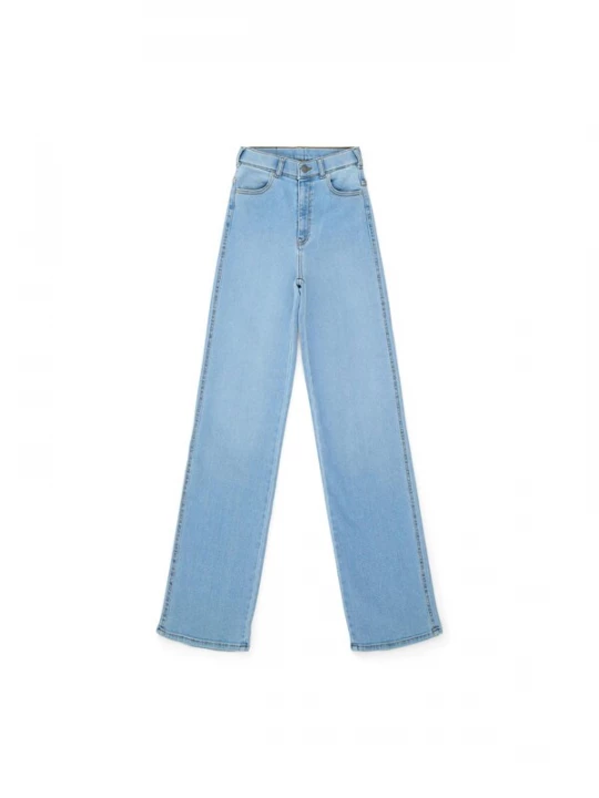 Foto van product Dr. Denim Jeans 'Moxy High Straight Jeans' pastelblauw