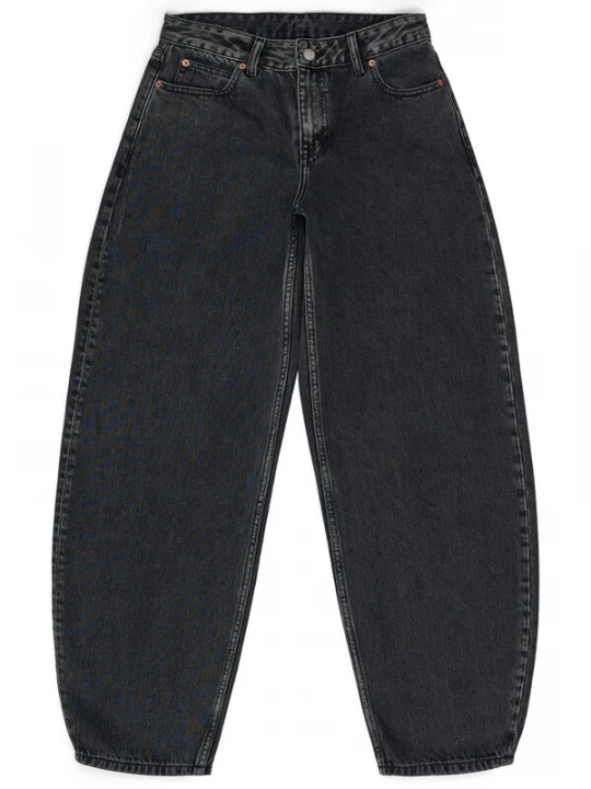 Foto van product Dr. Denim Jeans 'Nanci Mid Barrel' black denim
