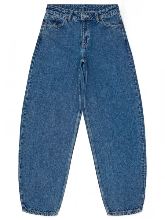 Foto van product Dr. Denim Jeans 'Nanci Mid Barrel' blauw denim