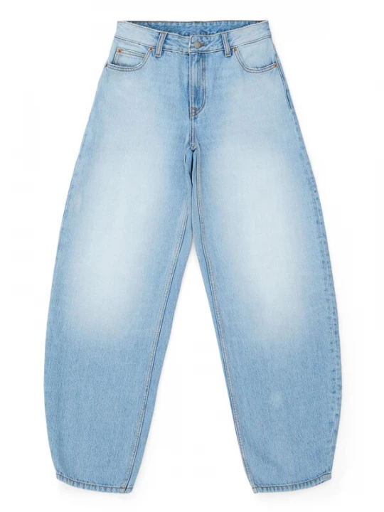 Foto van product Dr. Denim Jeans 'Nanci Mid Barrel' lichtblauw