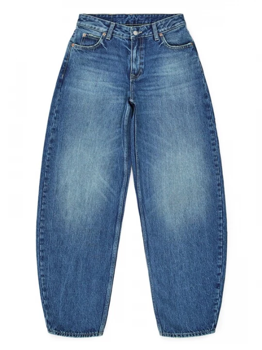 Foto van product Dr. Denim Jeans 'Nanci Mid Barrel' saffier