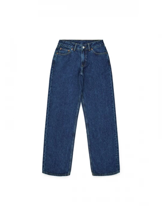 Foto van product Dr. Denim Jeans 'Nika Mid Straight' donkerblauw