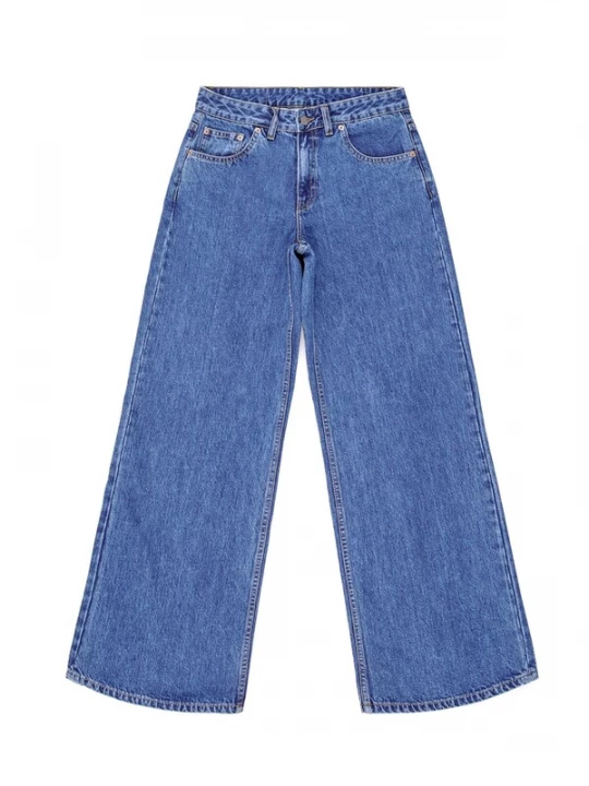 Foto van product Dr. Denim Jeans 'Rhue Low Wide Jeans' blauw denim