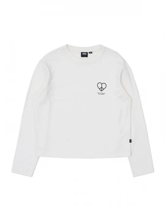 Foto van product Dr. Denim Shirt 'Kath Longsleeve Top' wit