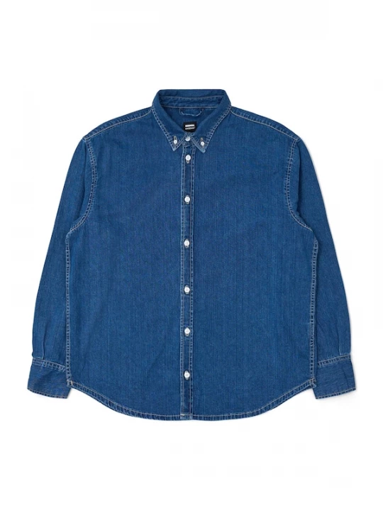 Foto van product Dr. Denim Shirt 'Ray Denim' blauw denim