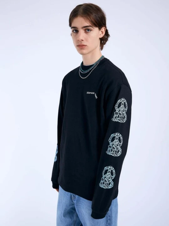 Foto van product Dr. Denim Shirt 'Reno Long Sleeve' zwart