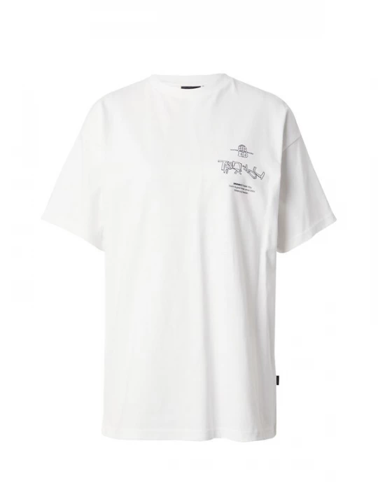 Foto van product Dr. Denim Shirt zwart / offwhite