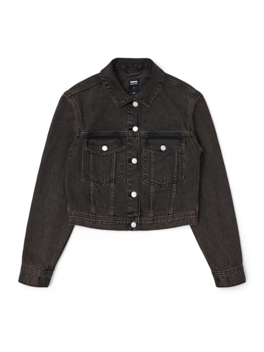 Foto van product Dr. Denim Tussenjas 'Becky' bruin gemêleerd