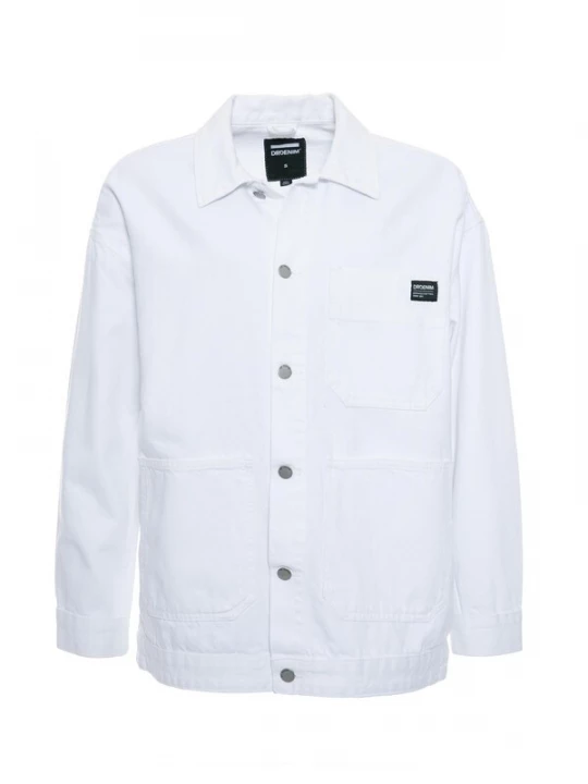 Foto van product Dr. Denim Tussenjas 'Ina Worker' white denim