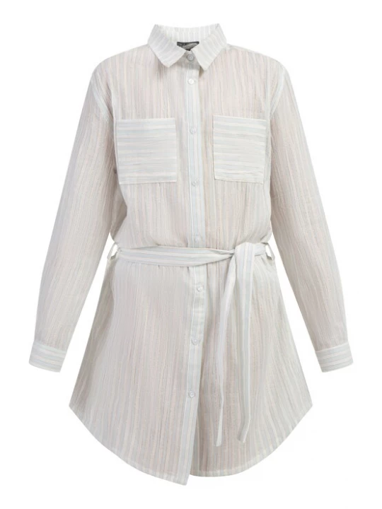 Foto van product DREIMASTER Jurk lichtblauw / goud / offwhite