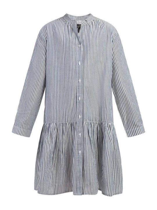 Foto van product DREIMASTER Jurk 'Mimo' donkerblauw / wit