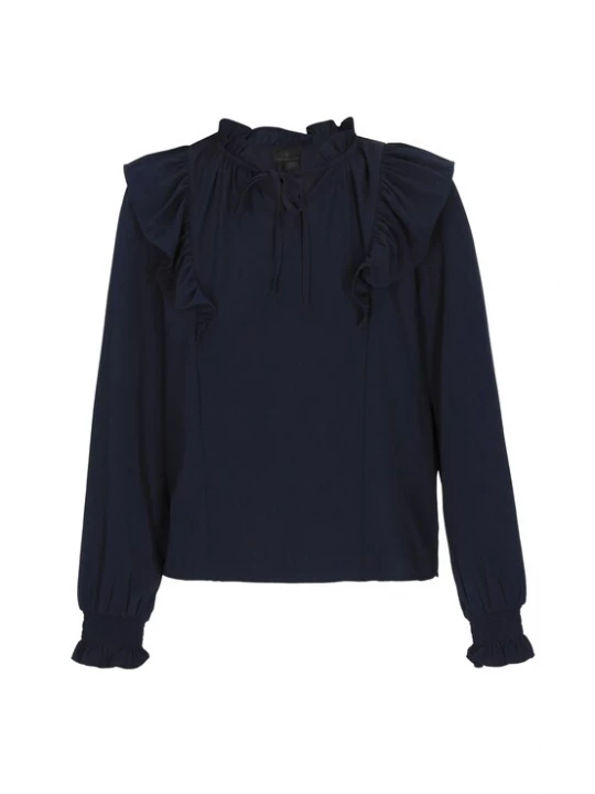 Foto van product DreiMaster Klassik Blouse donkerblauw