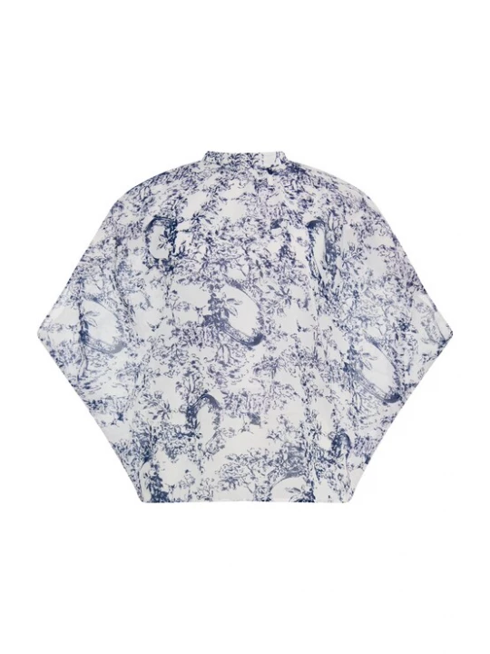 Foto van product DreiMaster Klassik Blouse marine / wit