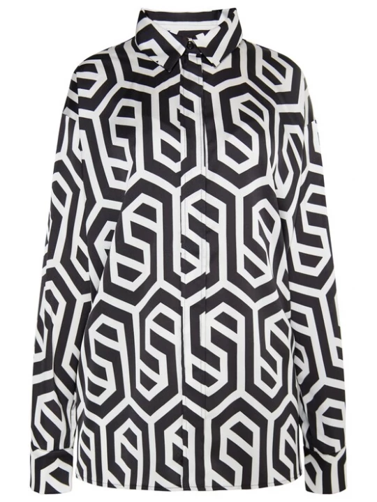 Foto van product DreiMaster Klassik Blouse zwart / wit