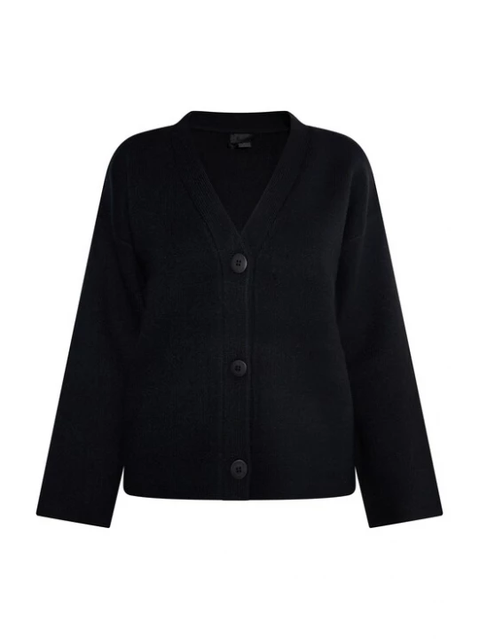 Foto van product DreiMaster Klassik Gebreid vest 'Casnagie' zwart