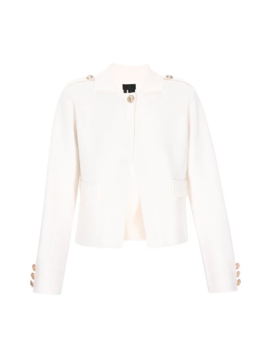Foto van product DreiMaster Klassik Gebreid vest 'Classic' goud / offwhite