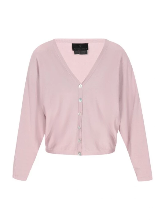 Foto van product DreiMaster Klassik Gebreid vest 'Classic Look' oudroze