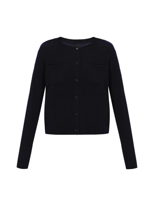 Foto van product DreiMaster Klassik Gebreid vest 'Classic' navy