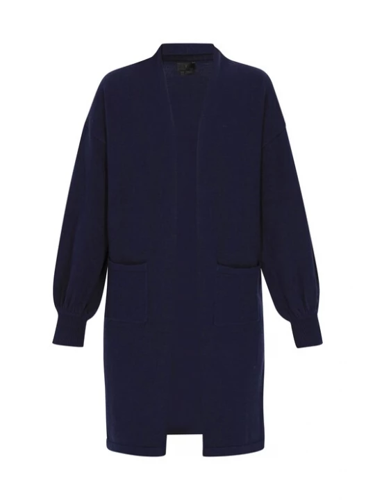 Foto van product DreiMaster Klassik Gebreid vest 'Classic' navy