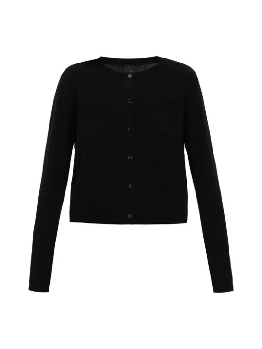 Foto van product DreiMaster Klassik Gebreid vest 'Classic' zwart