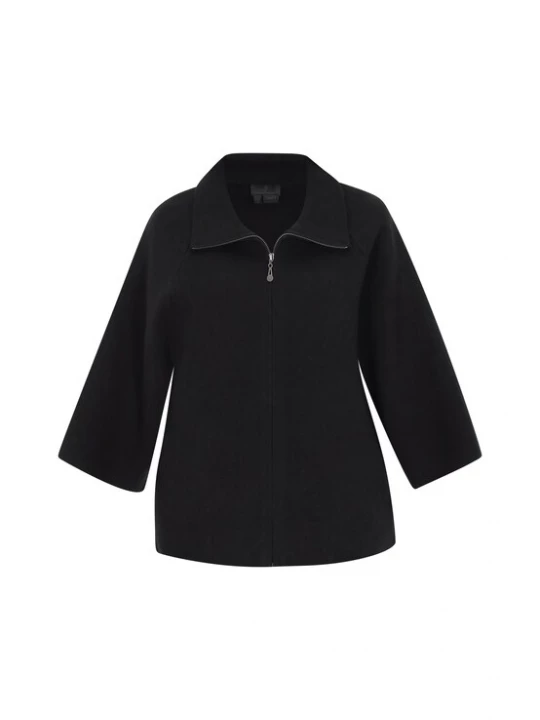 Foto van product DreiMaster Klassik Gebreid vest 'Classic' zwart