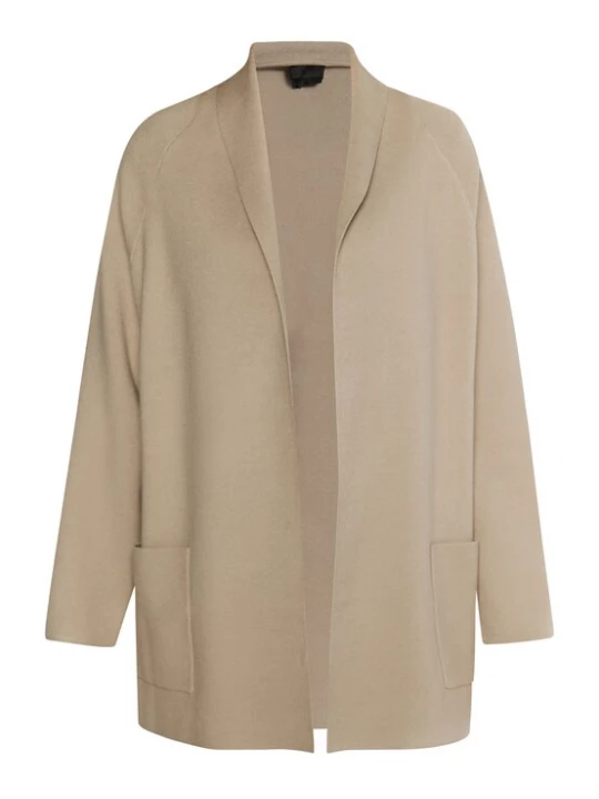 Foto van product DreiMaster Klassik Gebreid vest donkerbeige