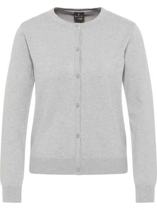 Foto van product DreiMaster Klassik Gebreid vest 'Malegnano ' grijs