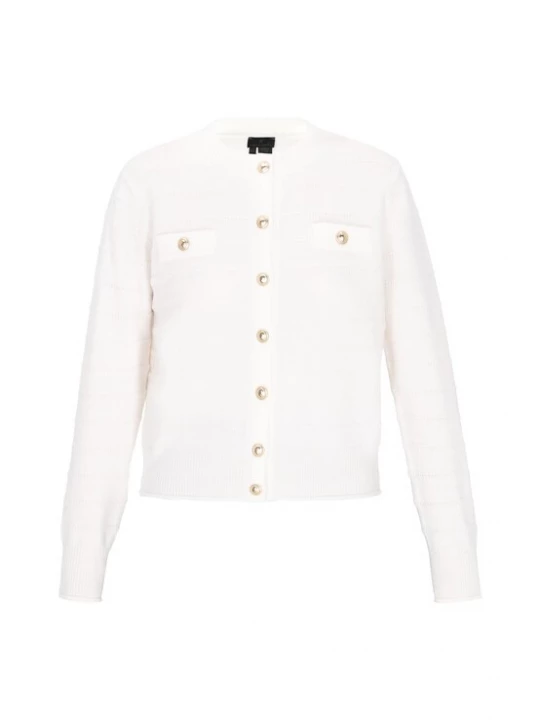 Foto van product DreiMaster Klassik Gebreid vest offwhite