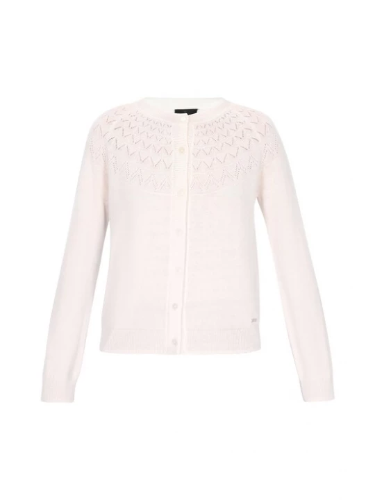 Foto van product DreiMaster Klassik Gebreid vest offwhite