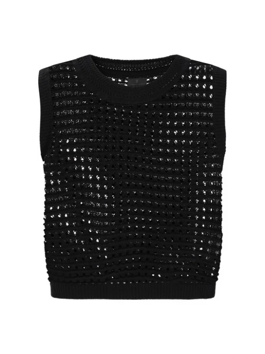 Foto van product DreiMaster Klassik Gebreide bodywarmer zwart