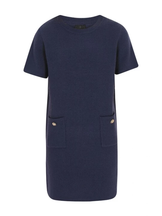 Foto van product DreiMaster Klassik Gebreide jurk 'Classic Look' navy