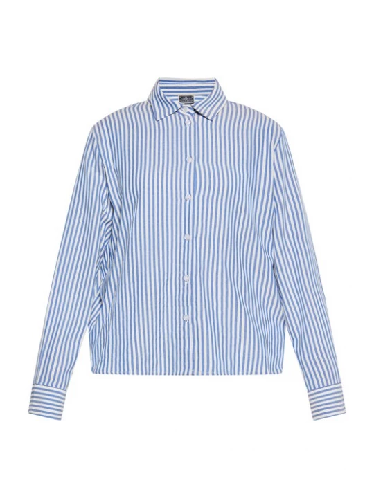 Foto van product DreiMaster Maritim Blouse azuur / wit