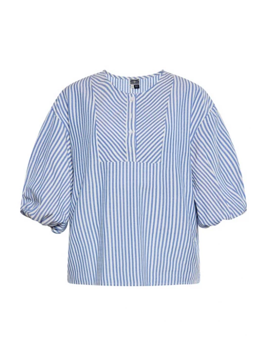 Foto van product DreiMaster Maritim Blouse blauw / wolwit
