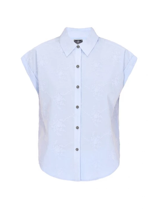 Foto van product DreiMaster Maritim Blouse lichtblauw