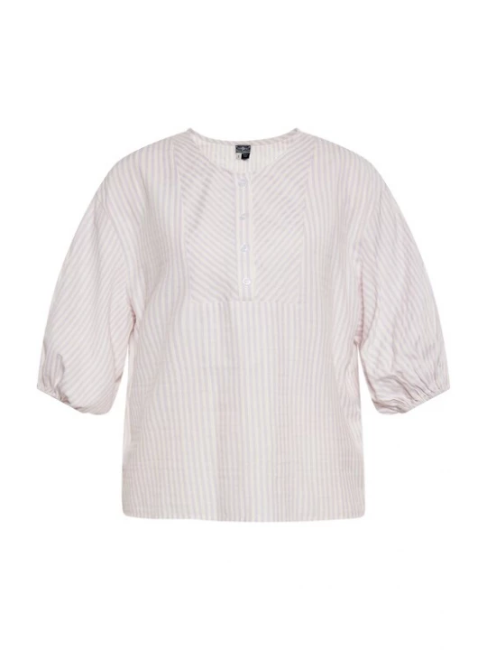 Foto van product DreiMaster Maritim Blouse lichtlila / wit