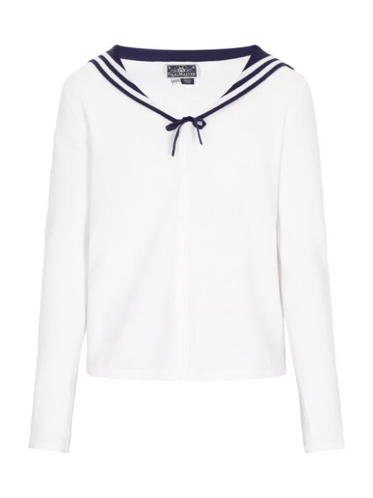 Foto van product DreiMaster Maritim Gebreid vest 'Classic Look' navy / wit
