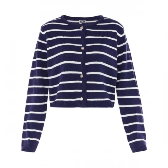 Foto van product DreiMaster Maritim Gebreid vest marine / offwhite