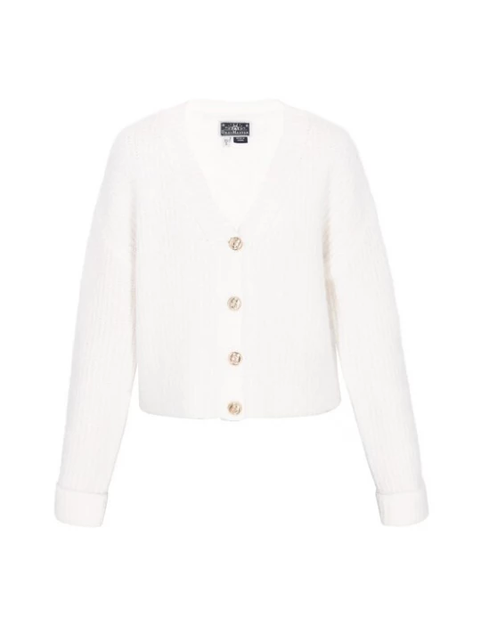 Foto van product DreiMaster Maritim Gebreid vest 'Maritime' offwhite
