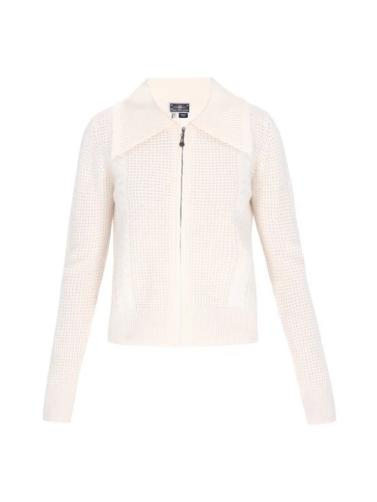 Foto van product DreiMaster Maritim Gebreid vest offwhite