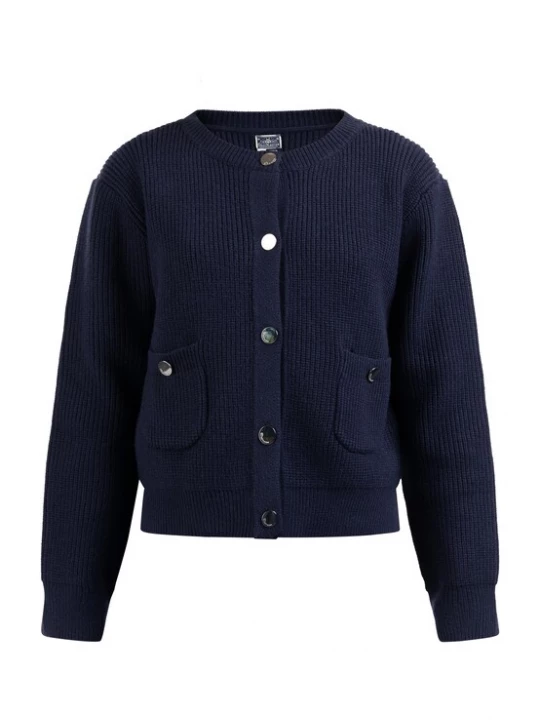 Foto van product DreiMaster Maritim Gebreid vest 'Palpito' marine