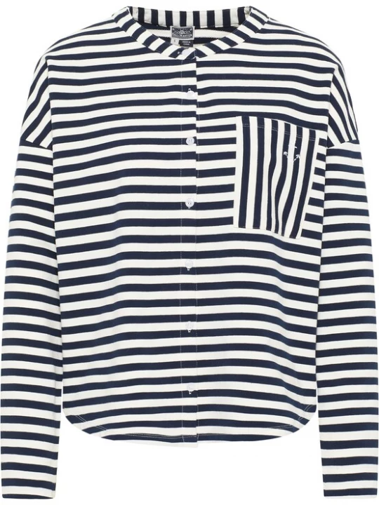 Foto van product DreiMaster Maritim Sweatvest marine / natuurwit